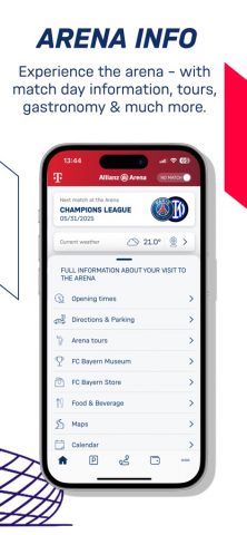 Allianz Arena для iOS — скриншот 3