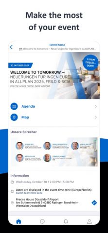 Allplan Events для iOS — скриншот 2