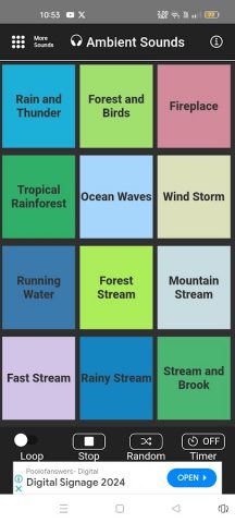 Ambient Sounds & Noise для Android — скриншот 2