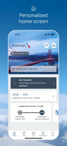American Airlines для iOS — скриншот 2