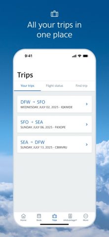 American Airlines для iOS — скриншот 4
