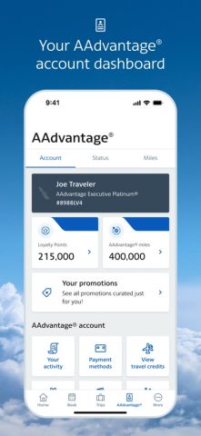American Airlines для iOS — скриншот 5