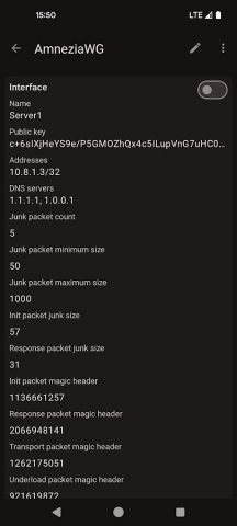 AmneziaWG для Android — скриншот 2