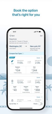Amtrak для iOS — скриншот 4