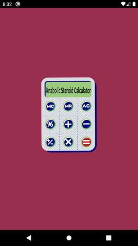Anabolic Steroid Calculator для Android — скриншот 2