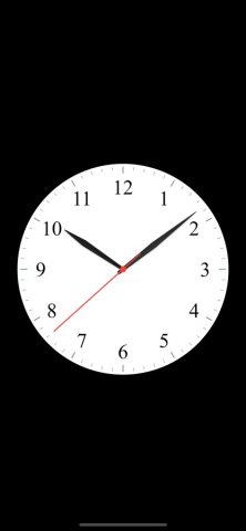 Аналоговые часы для iOS — скриншот 1