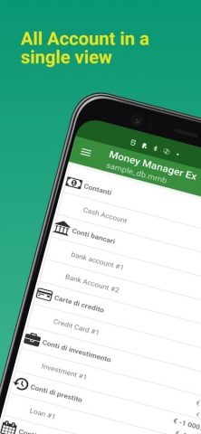 Android Money Manager Ex для Android — скриншот 1