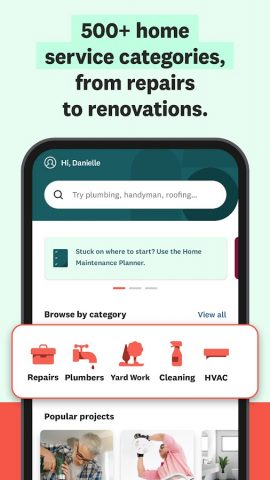 Angi: Hire Home Service Pros для Android — скриншот 3