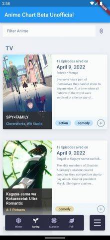 AniChart Beta Unofficial для Android — скриншот 4