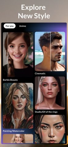 Anime AI — AI Art Photo для iOS — скриншот 1