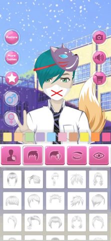 Аниме Аватар Мейкер для iOS — скриншот 4