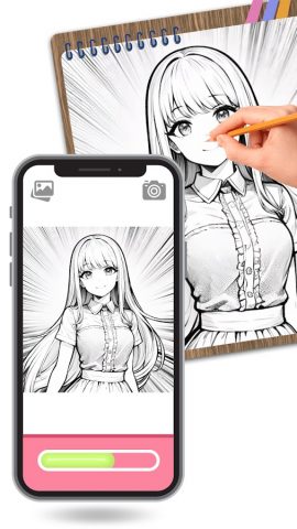 Anime Drawing: Anime AR Draw для Android — скриншот 2