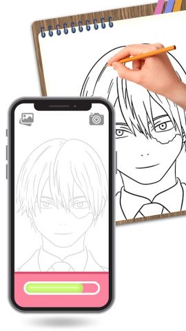 Anime Drawing: Anime AR Draw для Android — скриншот 4