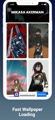 Anime Wallpapers 4K — Anime HD для iOS — скриншот 4
