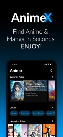AnimeX: Anime on Titan для iOS — скриншот 1