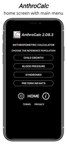 AnthroCalc для iOS — скриншот 1