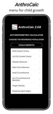 AnthroCalc для iOS — скриншот 2
