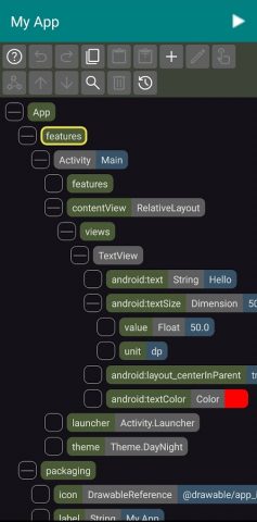 App Builder для Android — скриншот 3