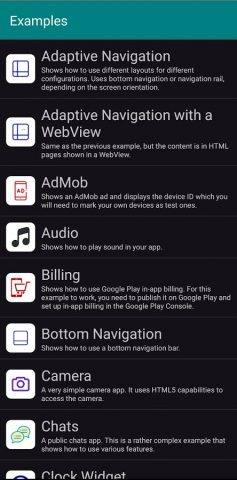 App Builder для Android — скриншот 5