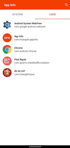App Info для Android — скриншот 3