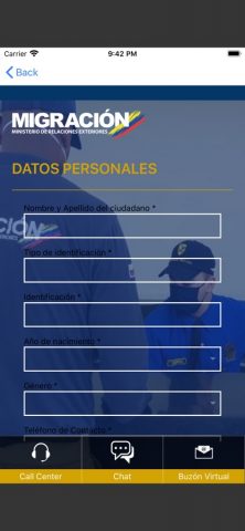 App Migración Colombia для iOS — скриншот 5