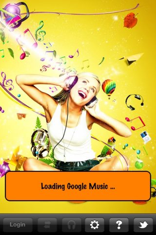 App for Google Music — скриншот 1