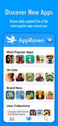 AppRaven: Приложения бесплатно для iOS — скриншот 1