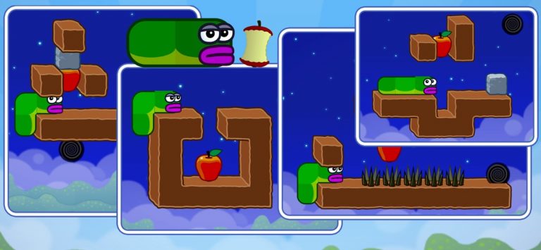 Apple Worm: Головоломка для iOS — скриншот 5