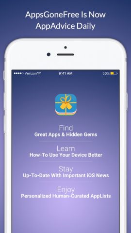Apps Gone Free & Daily Tips для iOS — скриншот 1
