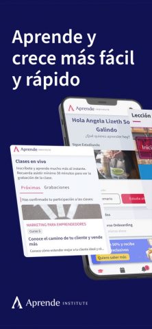 Aprende Institute для iOS — скриншот 1