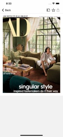 Architectural Digest для iOS — скриншот 1