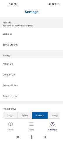 Argus Publications для Android — скриншот 3