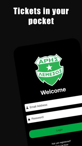 Aris FC Wallet для Android — скриншот 1