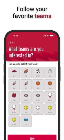 Arkansas Razorbacks для iOS — скриншот 1