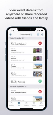Arlo Secure: Home Security для iOS — скриншот 5