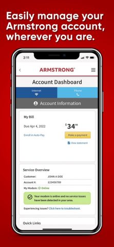 Armstrong для iOS — скриншот 1