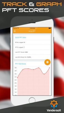 Army PRT — U.S. Army APFT Calculator для iOS — скриншот 2