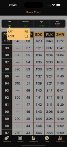 ArmyFit для iOS — скриншот 3