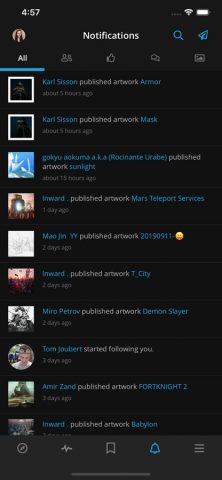 ArtStation App для iOS — скриншот 2