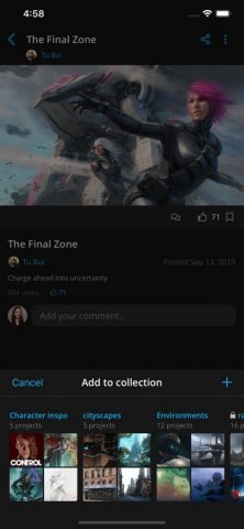 ArtStation App для iOS — скриншот 4