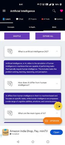 Artificial Intelligence для Android — скриншот 4