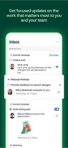 Asana: Where work connects для iOS — скриншот 3
