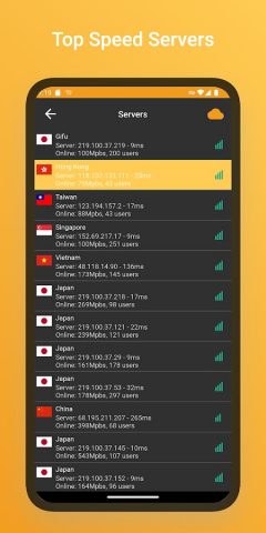 Asia VPN — Unlimited & Fast для Android — скриншот 3