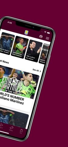 Aston Villa FC для iOS — скриншот 2