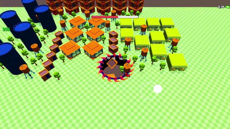 Attack Hole io Дыра Пожиратель — скриншот 5