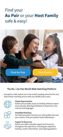 AuPair.com для iOS — скриншот 1