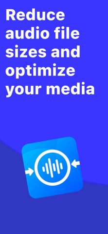 Audio Compressor — MP3 Shrink для iOS — скриншот 1