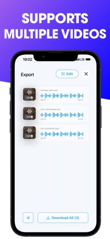 Audio Extractor для iOS — скриншот 3