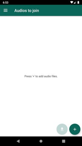 Audio Joiner для Android — скриншот 1