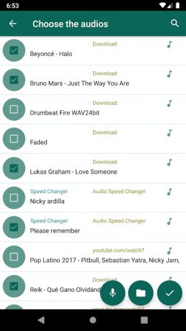 Audio Joiner для Android — скриншот 2
